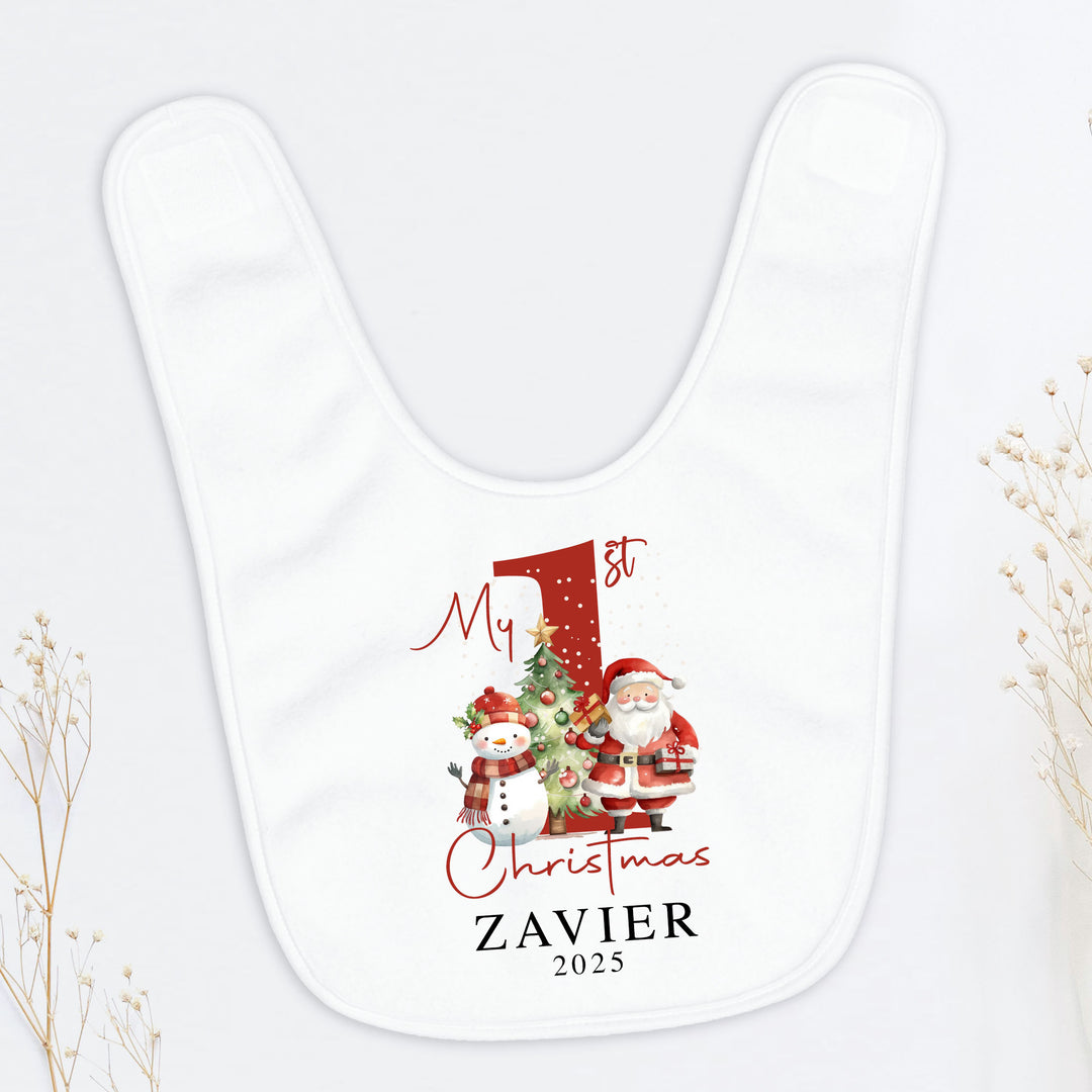 My First Christmas Bib