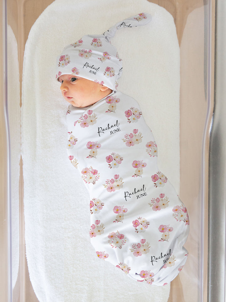 Custom Swaddle Wrap & Beanie