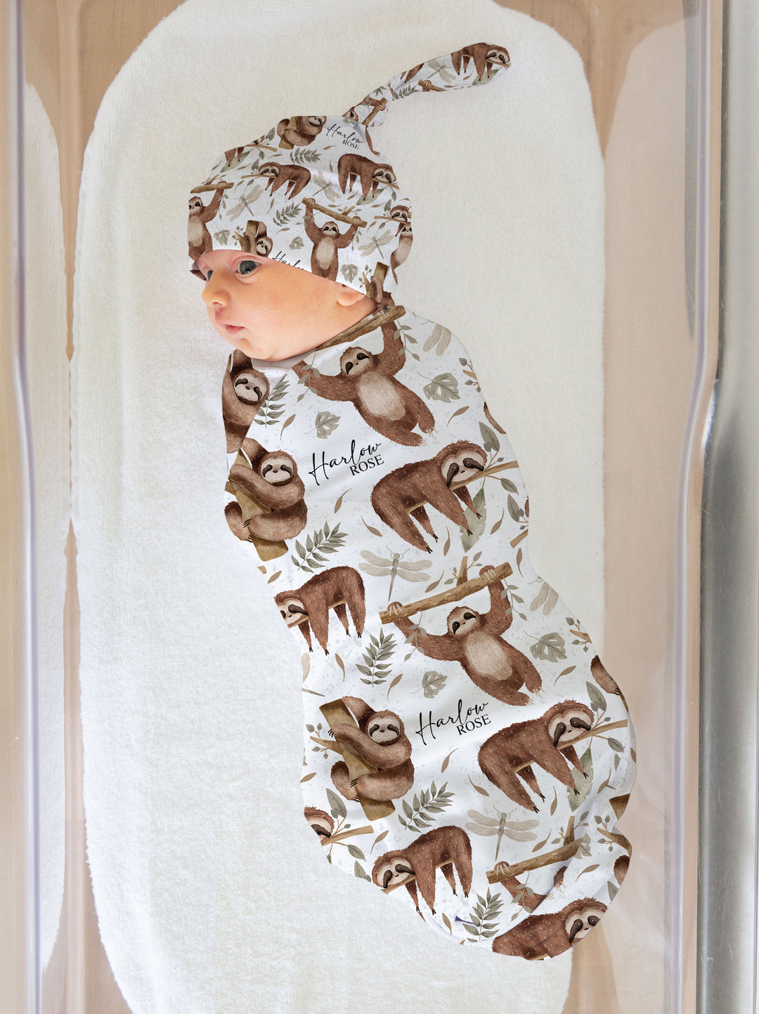 Custom Swaddle Wrap & Beanie