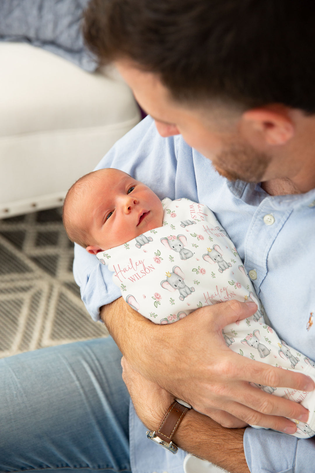 Custom Swaddle Wrap & Beanie