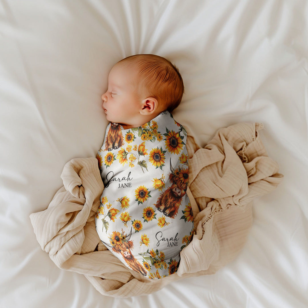 Custom Swaddle Wrap & Beanie