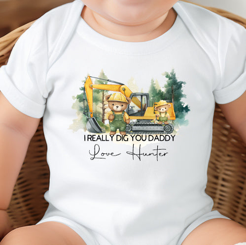 I Really Dig You Daddy Onesie