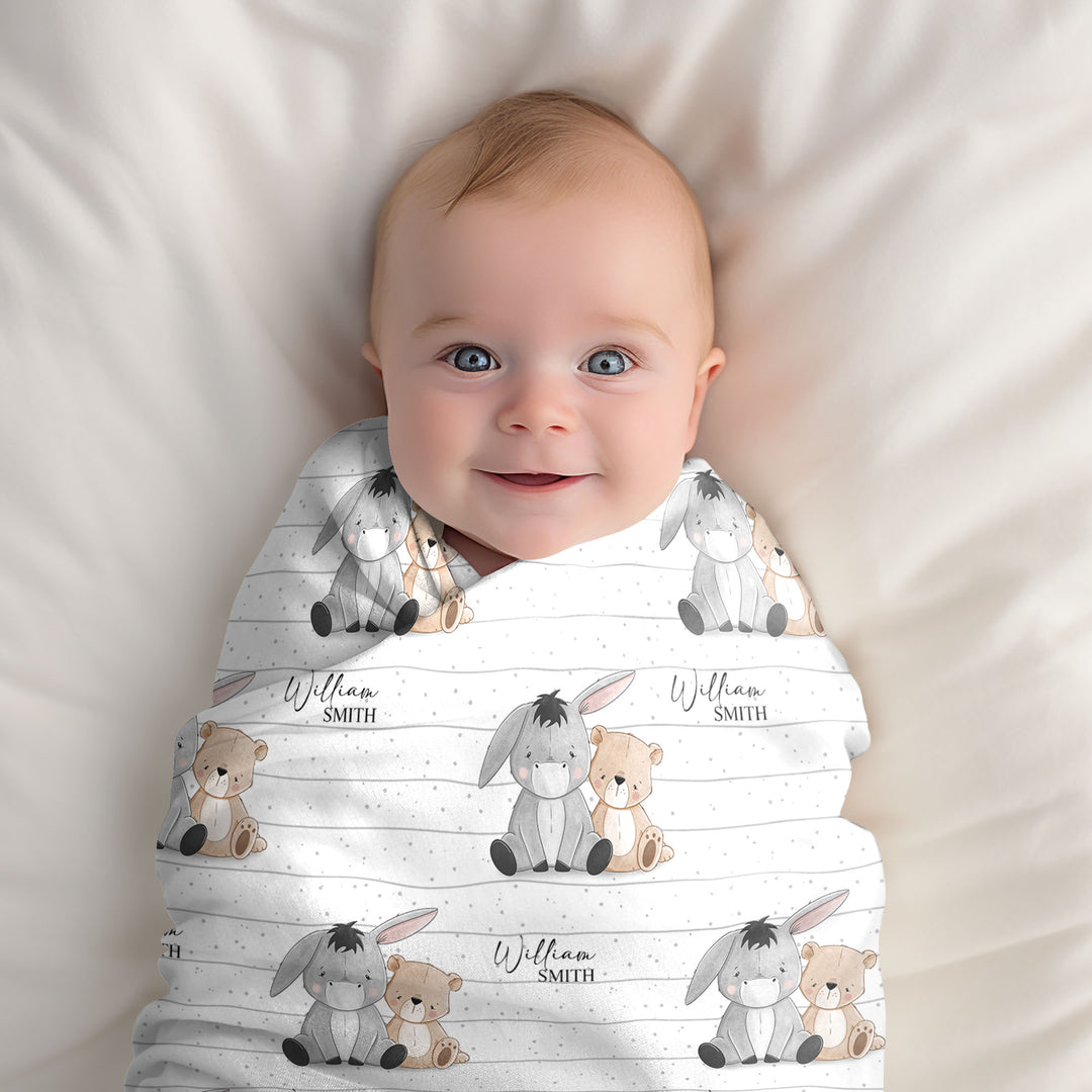 Custom Swaddle Wrap & Beanie