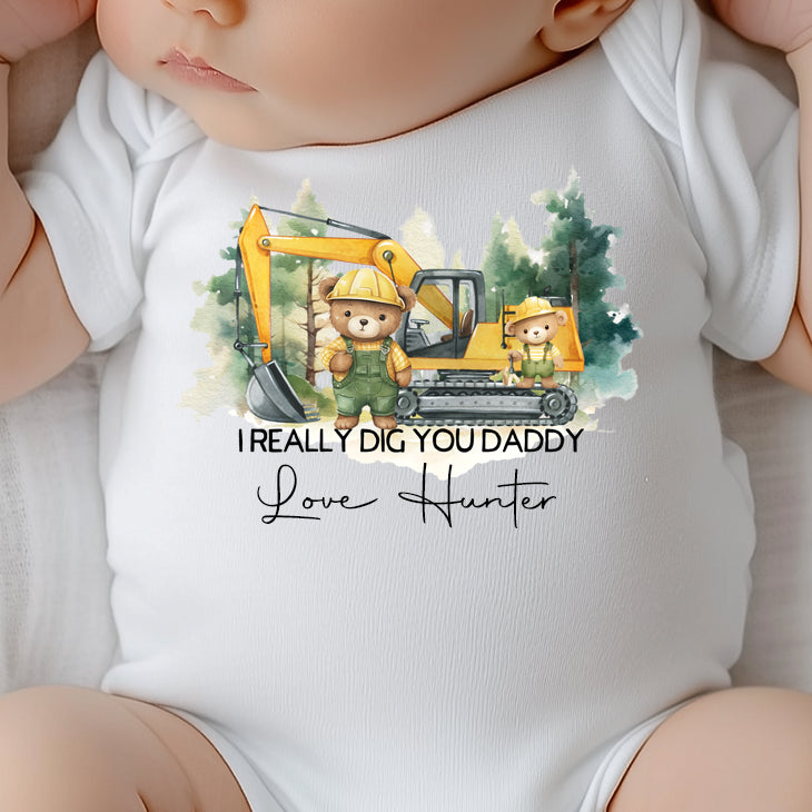 I Really Dig You Daddy Onesie