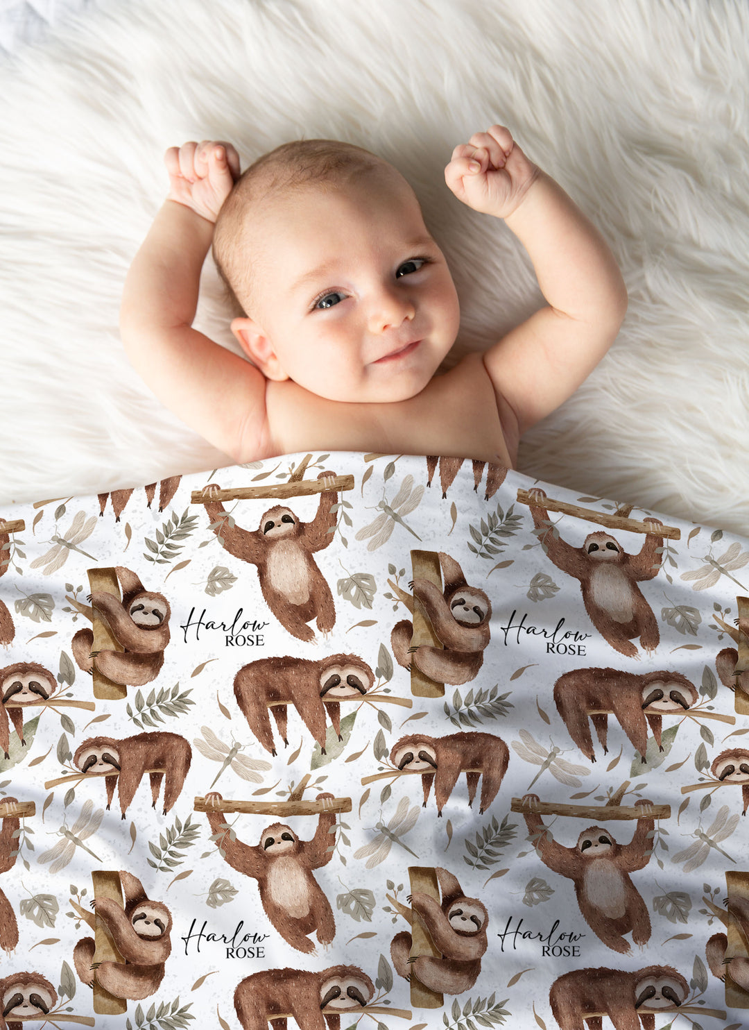 Custom Swaddle Wrap & Beanie