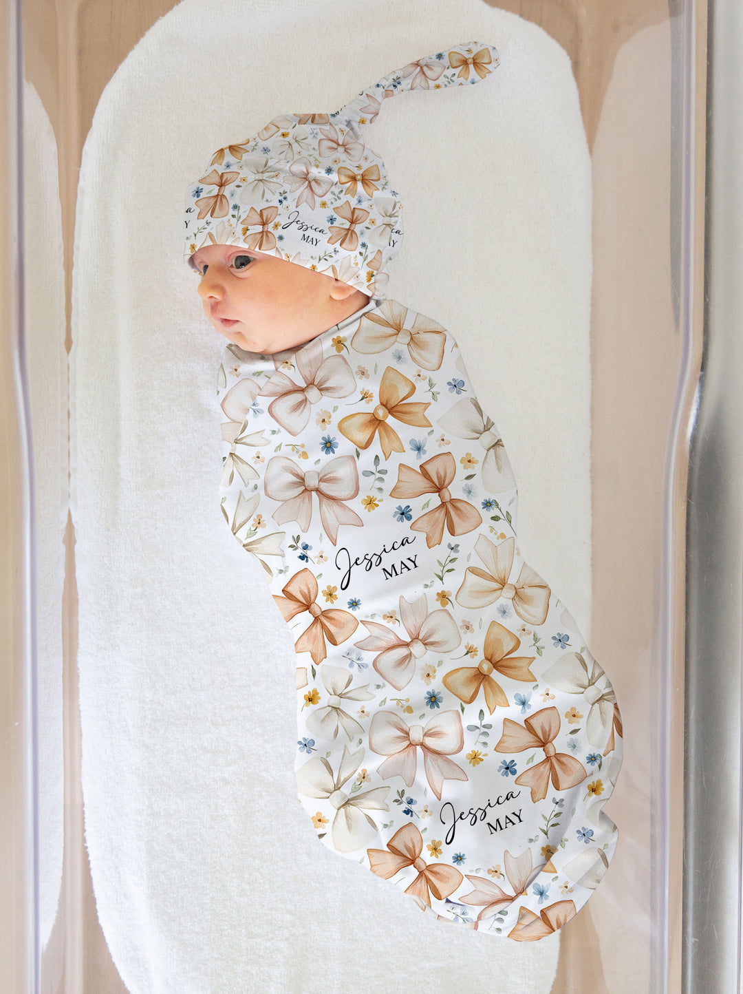 Custom Swaddle Wrap & Beanie