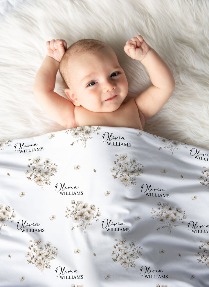 Custom Swaddle Wrap & Beanie