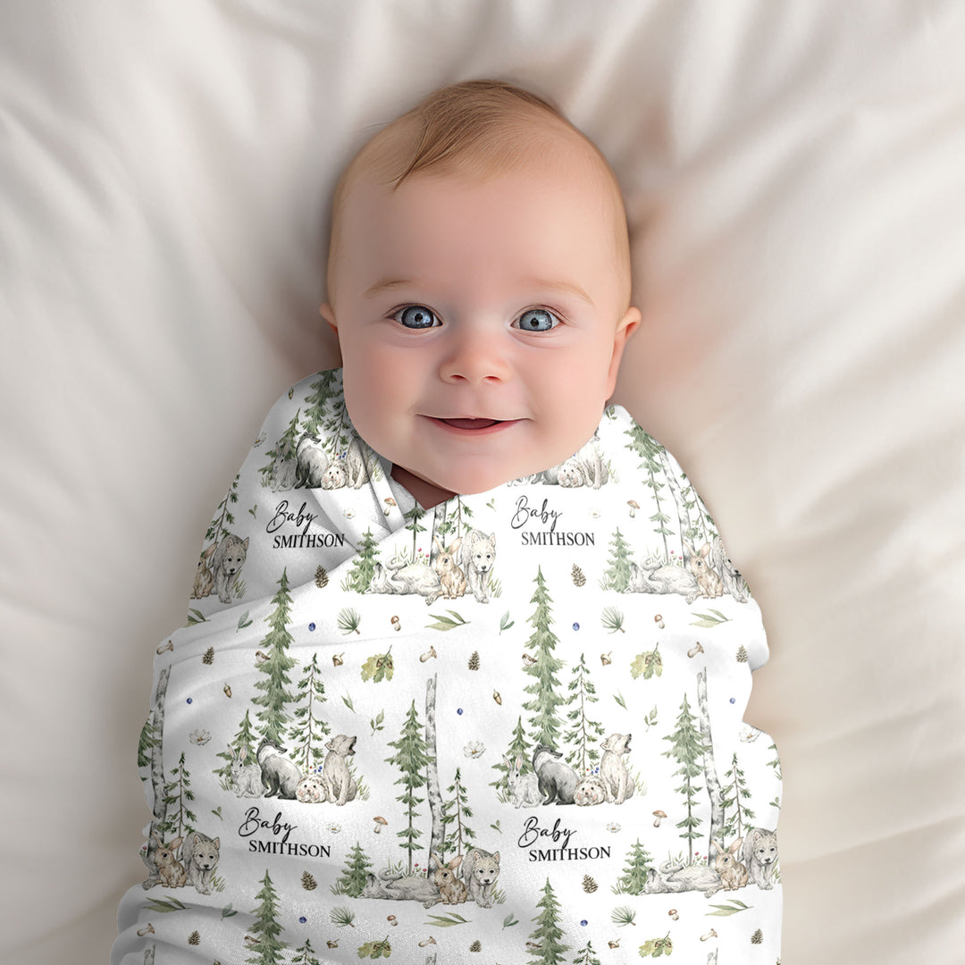 Custom Swaddle Wrap & Beanie