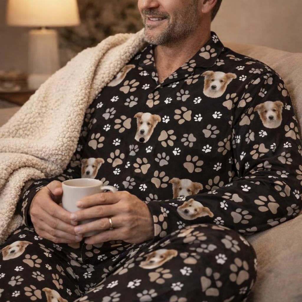 Pet Pyjama Set – Custom Dog Print Long Pyjamas