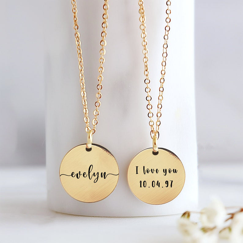 double sided name necklace