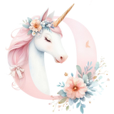 Unicorn Initial Toy Basket