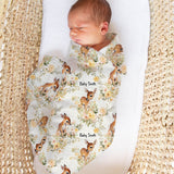 Personalised Muslin Swaddle Wrap