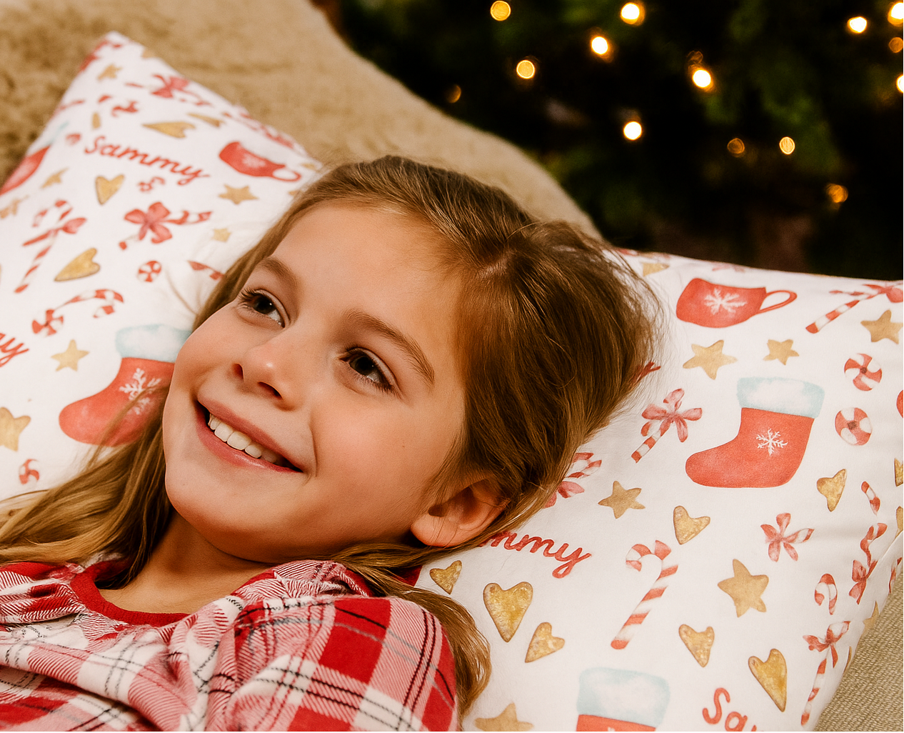 PERSONALISED KIDS CHRISTMAS PILLOWCASE