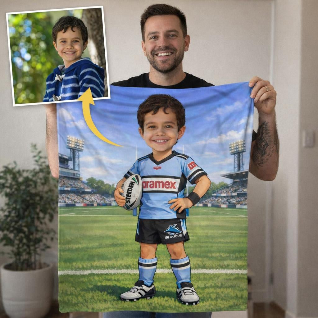 Personalised Photo Face Swap Blanket