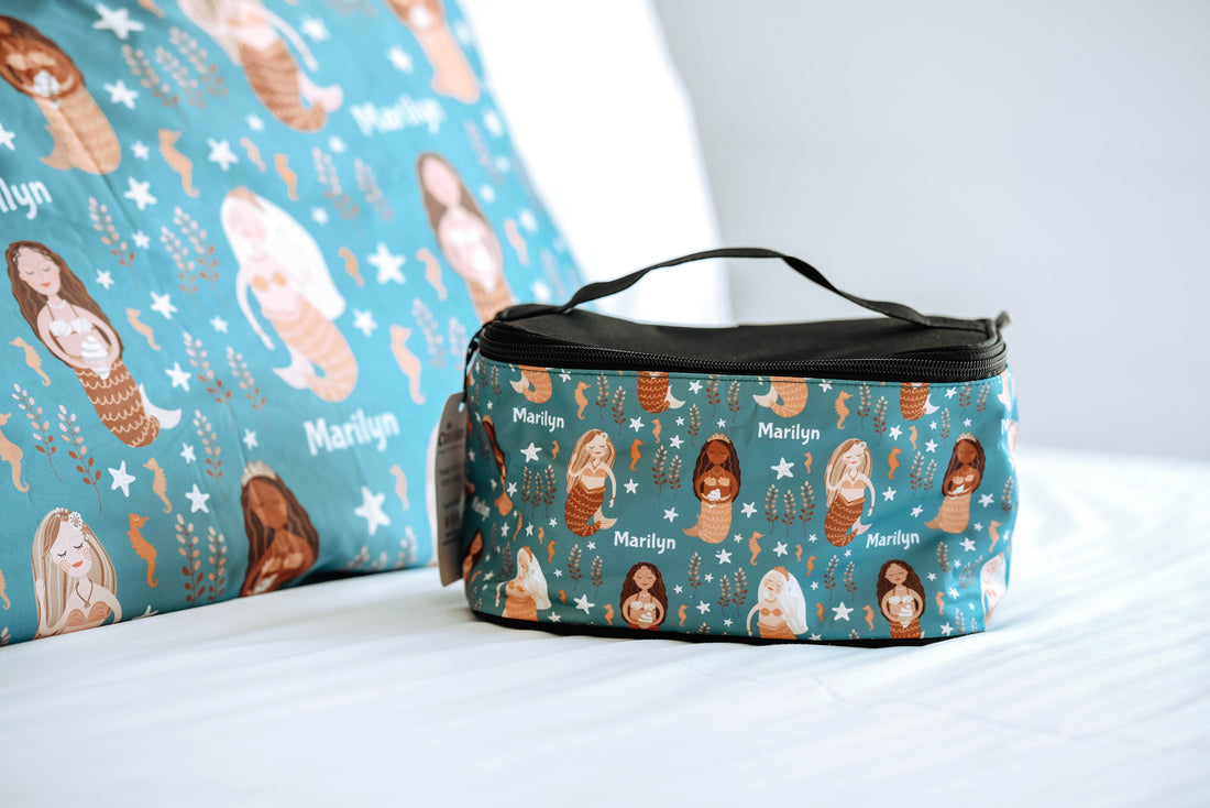 LION, SLOTH &amp; KOALA PERSONALISED BABY NAME BLANKET - The Custom Co