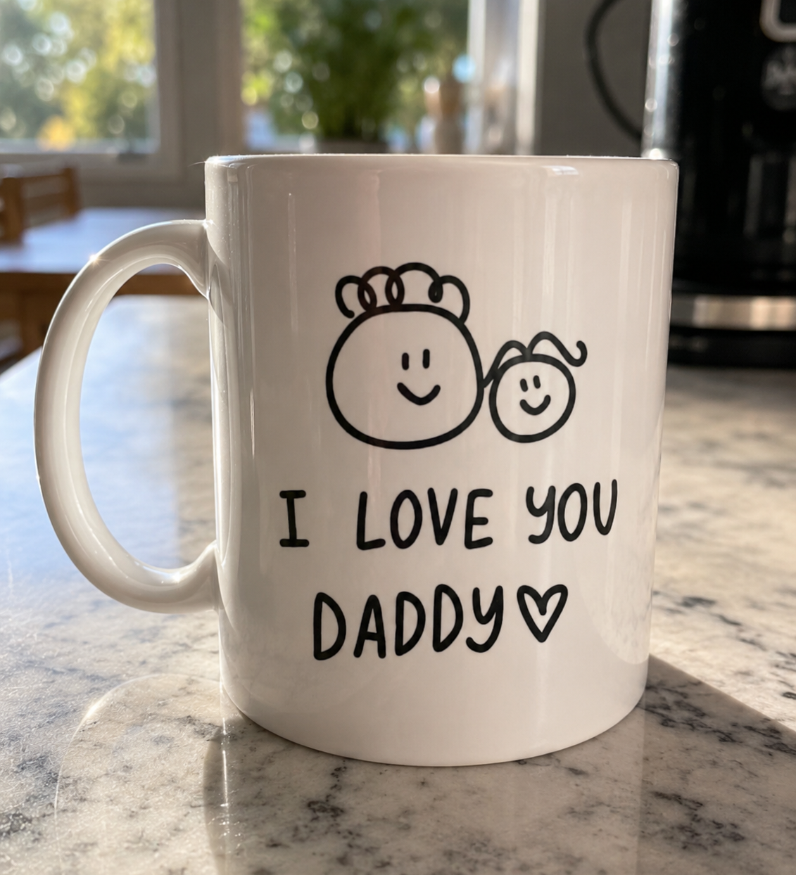 Personalised Dad Mug with Kids Artwork