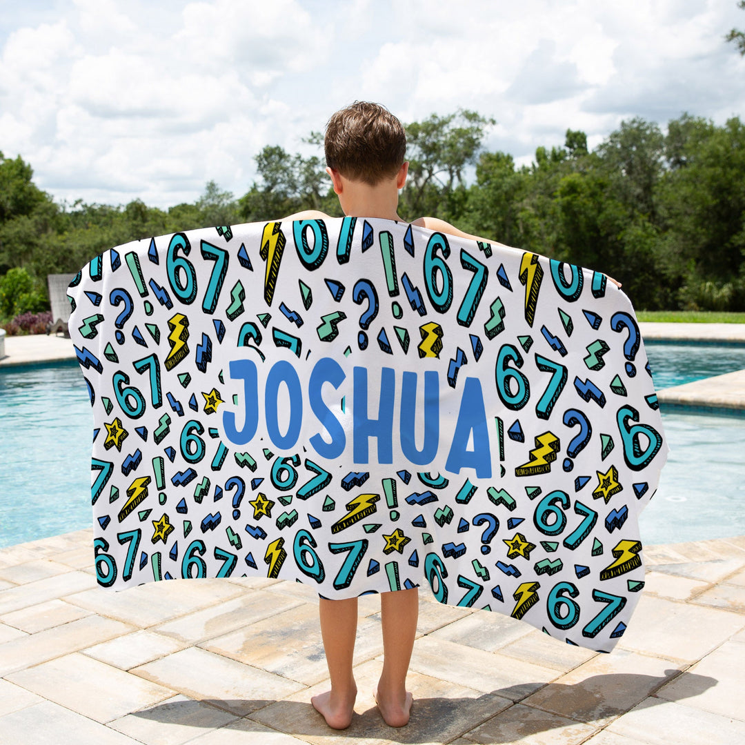 67 kids towel for boys