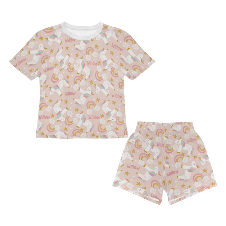 Personalised Kids Pyjamas - Short Sleeve - The Custom Co