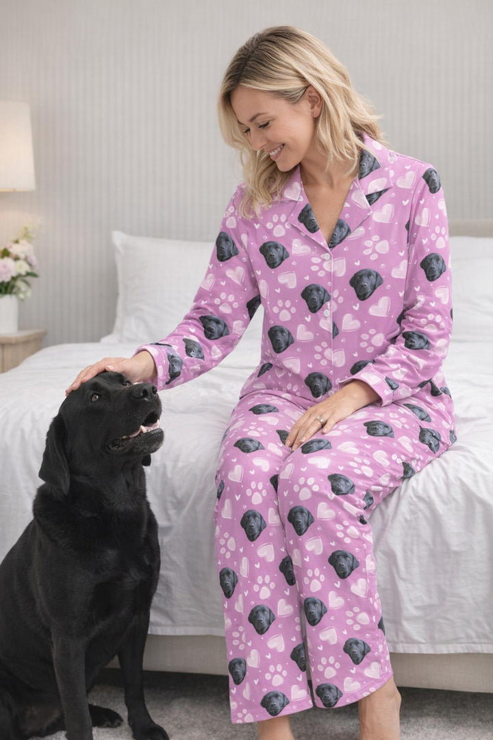 Pet Pyjama Set – Custom Dog Print Long Sleeve Pyjamas