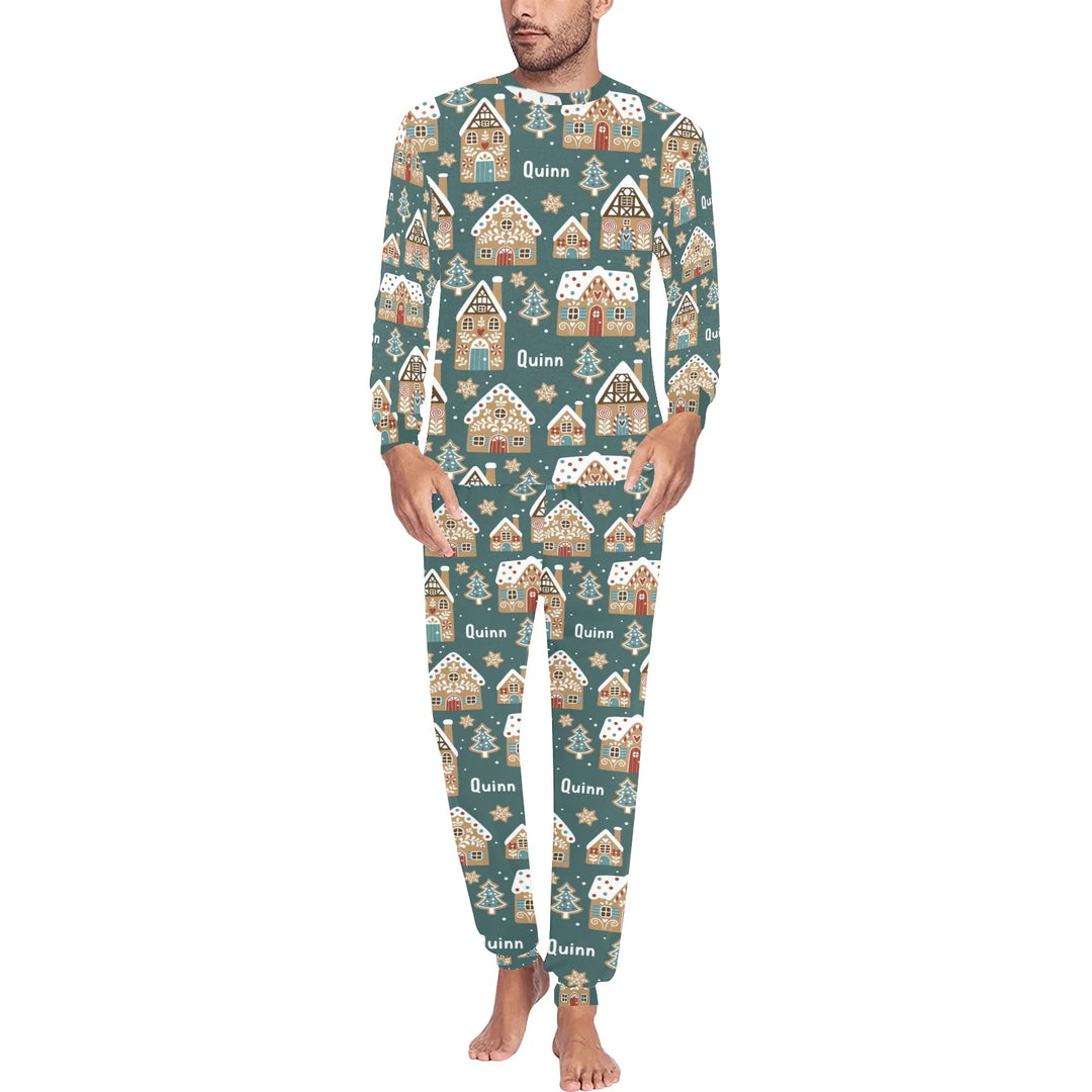 Personalised Christmas Men's Pyjamas - Long Sleeve - The Custom Co