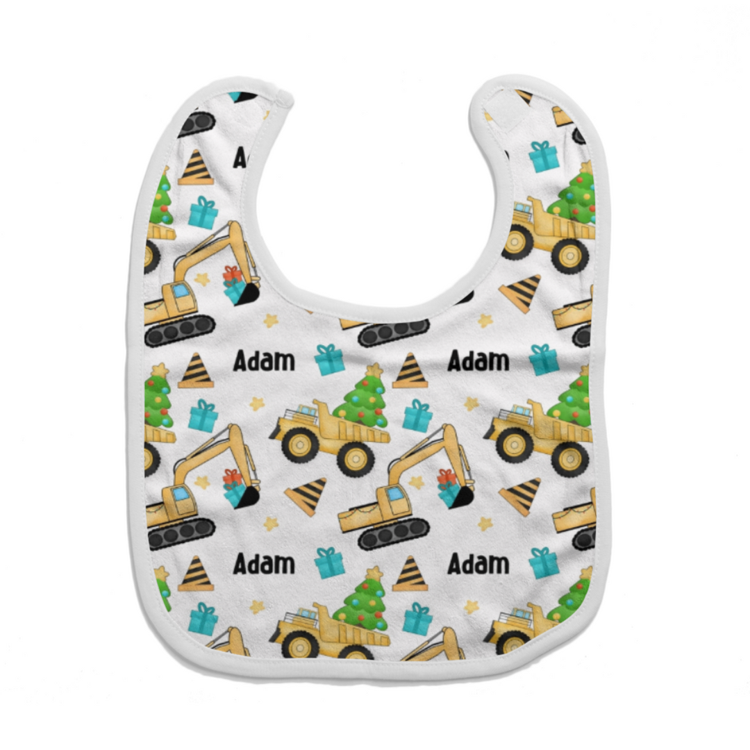 Personalised Christmas Baby Bib - The Custom Co