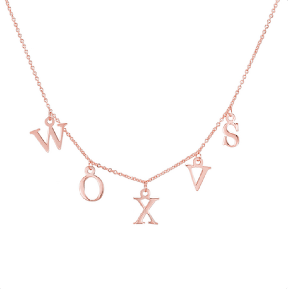 Personalised Initial Necklace - The Custom Co