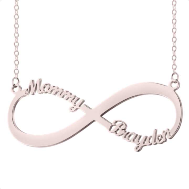 Personalised Infinity Name Necklace - The Custom Co