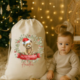 Teddy Bears First Christmas Santa Sack