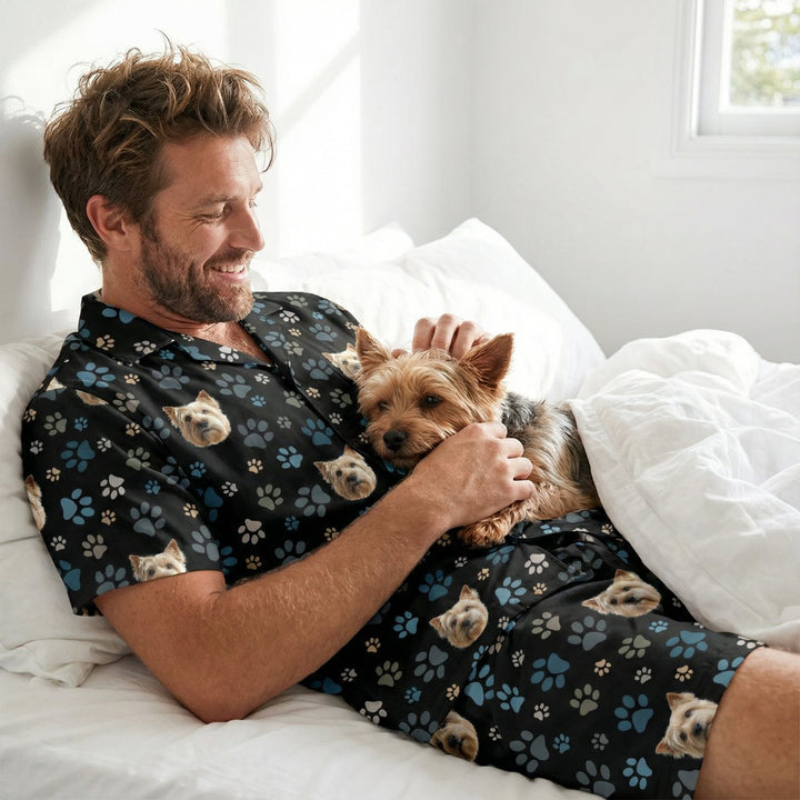 Pet Pyjama Set – Custom Dog Print Short Pyjamas