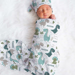 baby dino swaddle