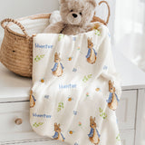 personalised baby blankets peter rabbit