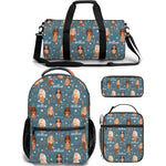 mermaid backpack lunch bag duffle bag combo