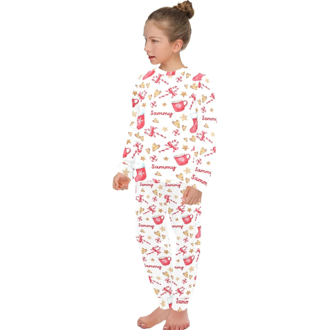 Personalised Christmas Kids Pyjamas - Long Sleeve - The Custom Co