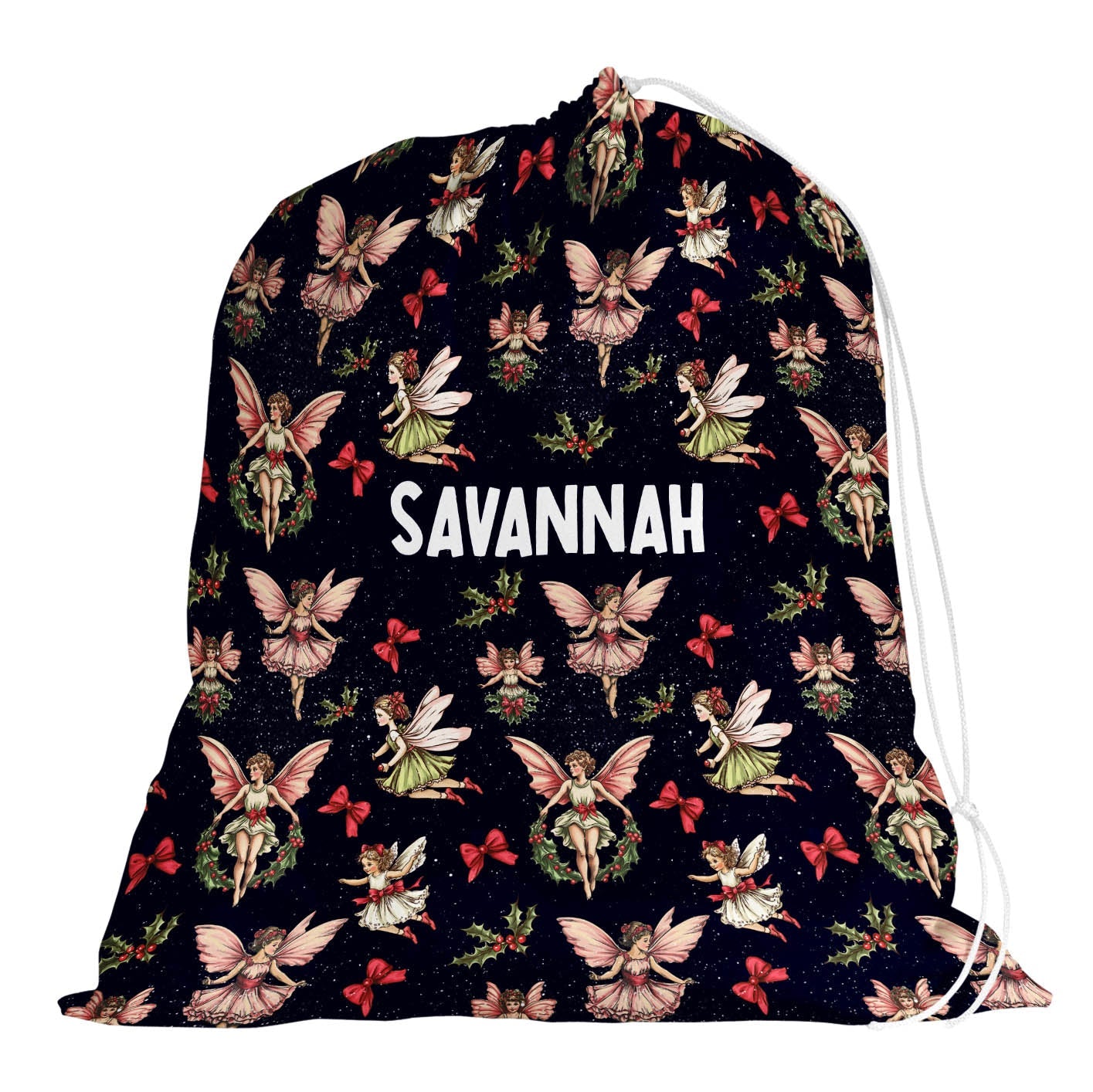 CHRISTMAS FAIRY SANTA SACK