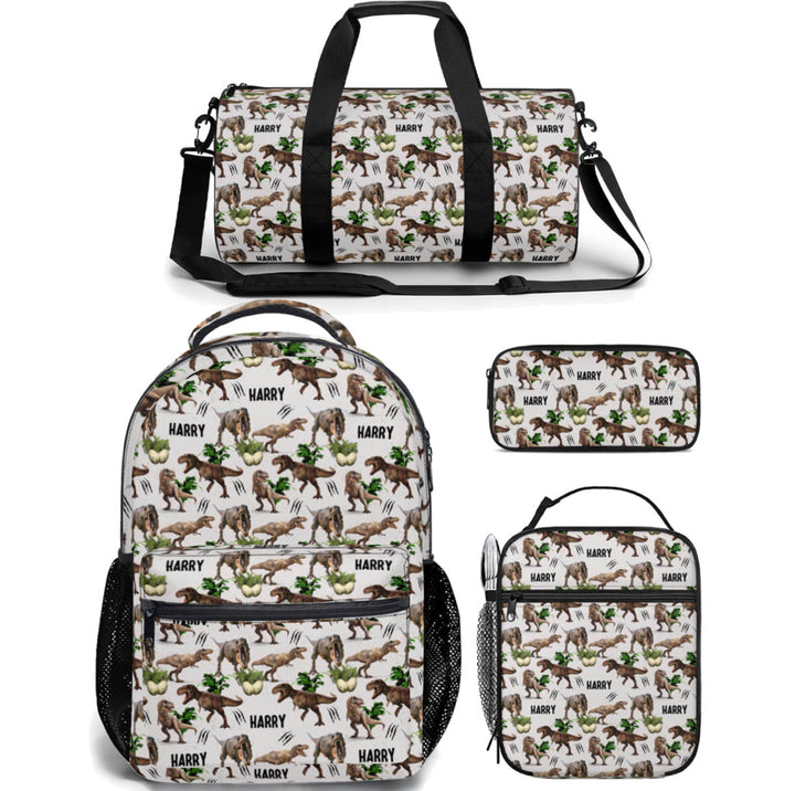 Personalised Duffle Bag, Backpack, Lunch Bag + Pencil Case Value Combo