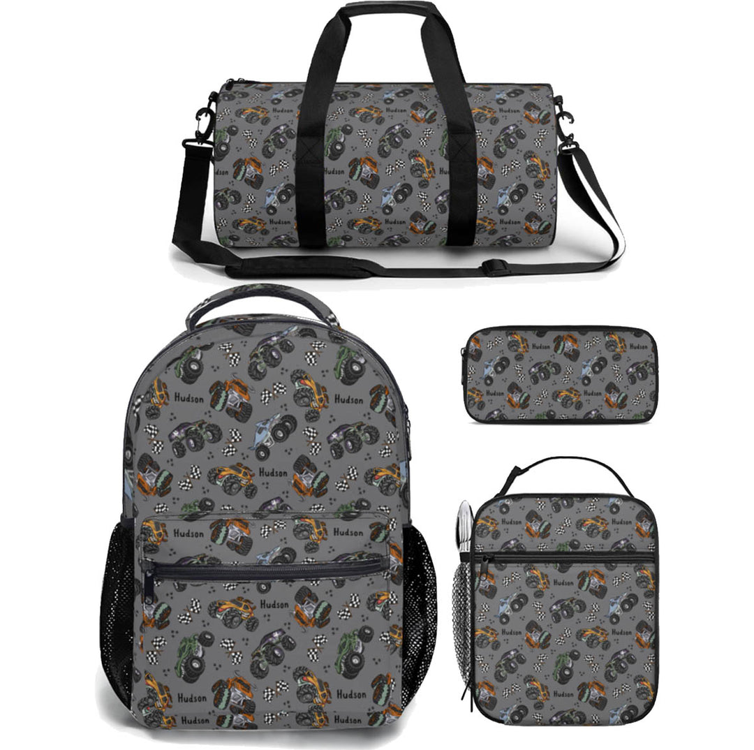 Personalised Duffle Bag, Backpack, Lunch Bag + Pencil Case Value Combo