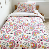Personalised Kids Quilt Cover & Pillowcase Set