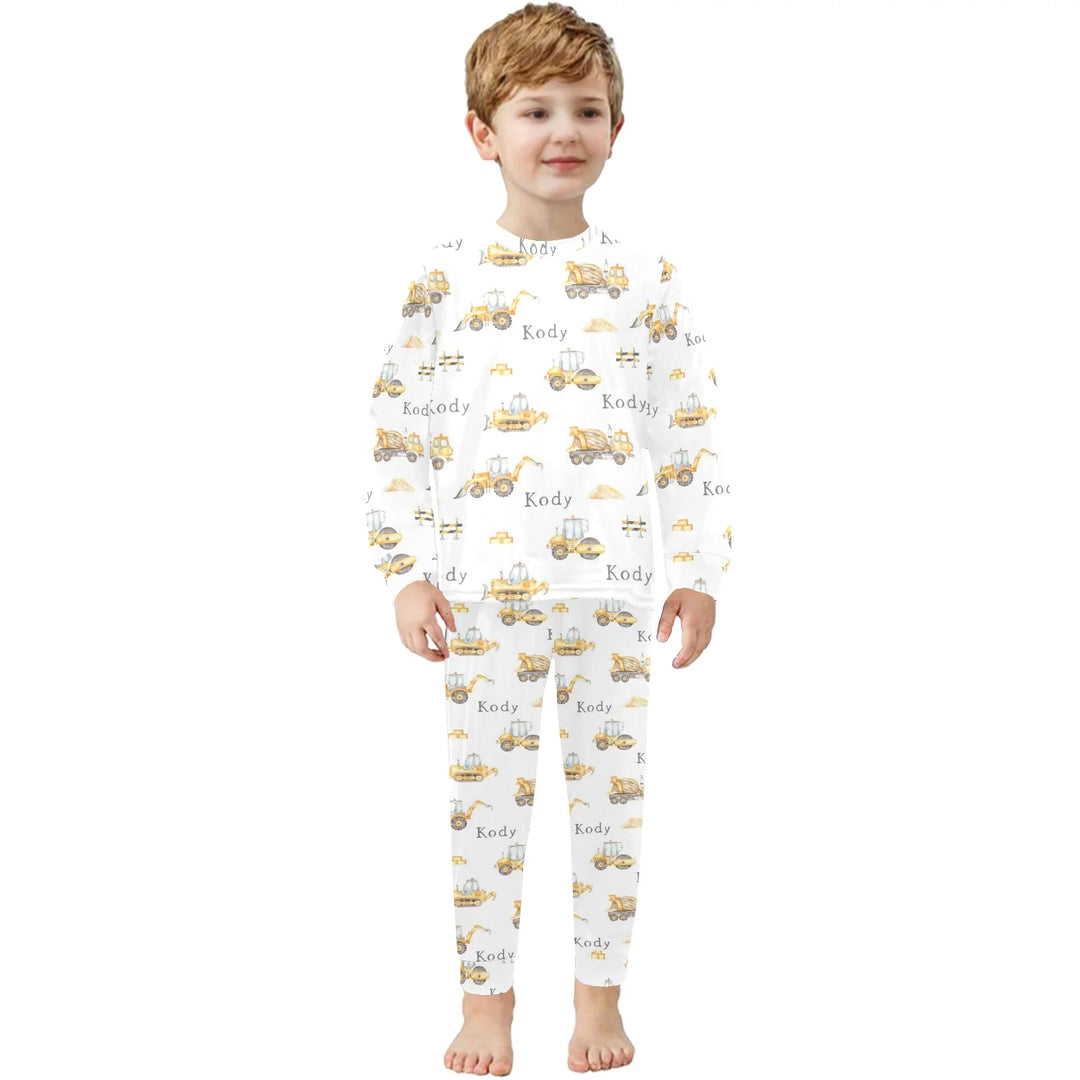Personalised Kids Long Sleeve Pyjamas - The Custom Co