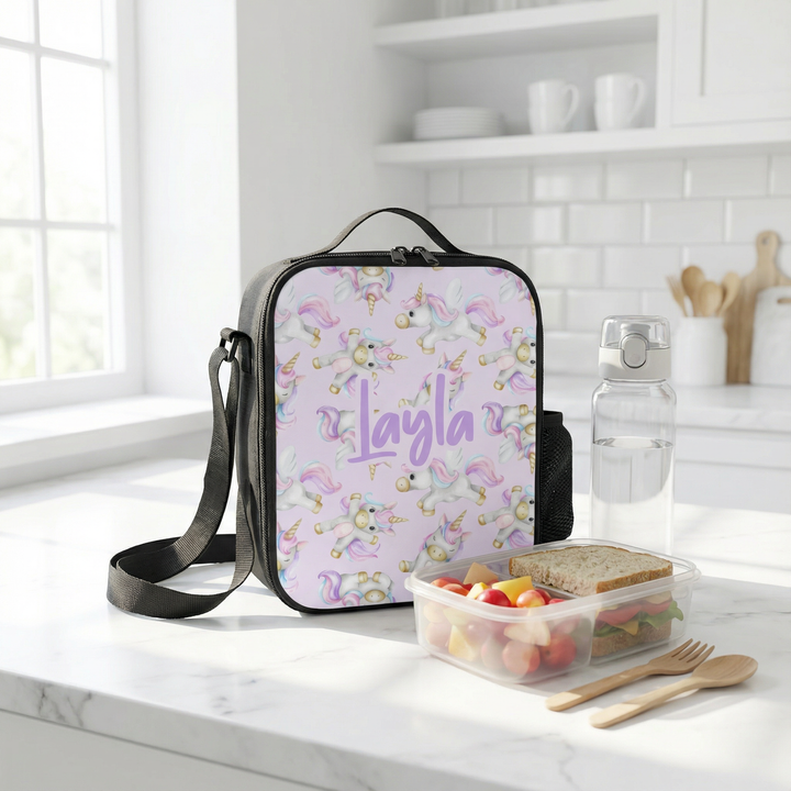 Custom lunch bag - UNICORNS