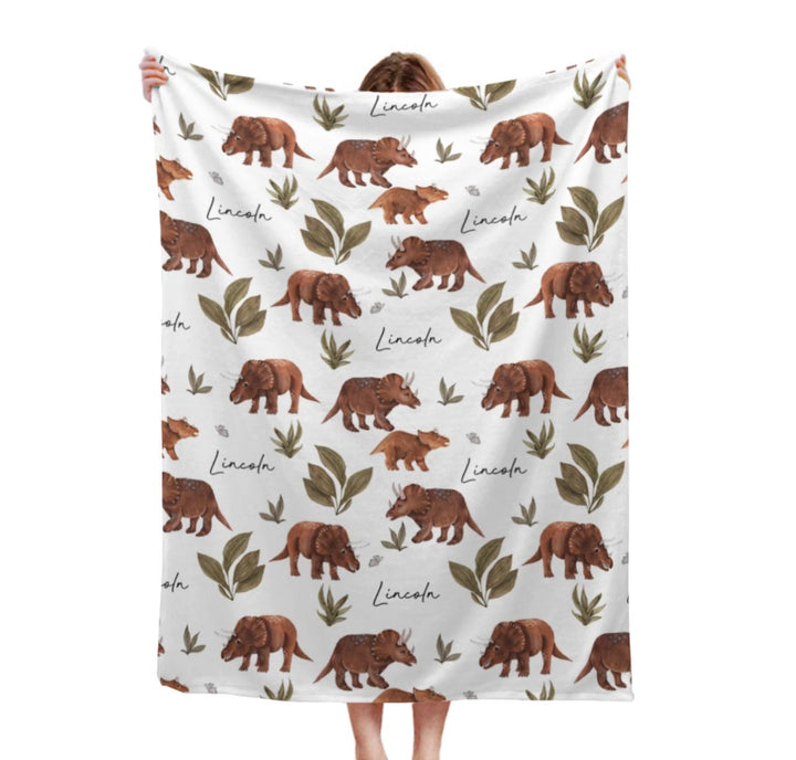 Personalised Kids Luxe Sherpa Blanket - The Custom Co