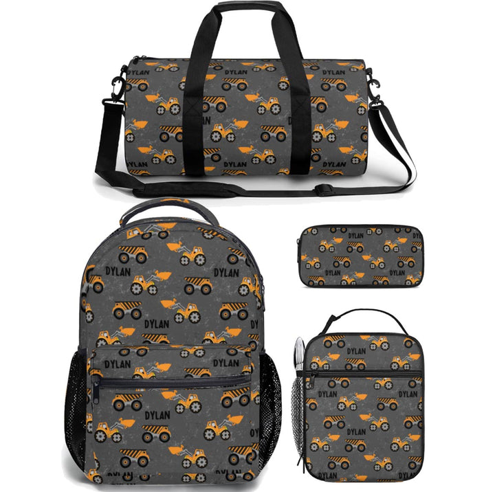trucks backpack duffle bag lunch bag