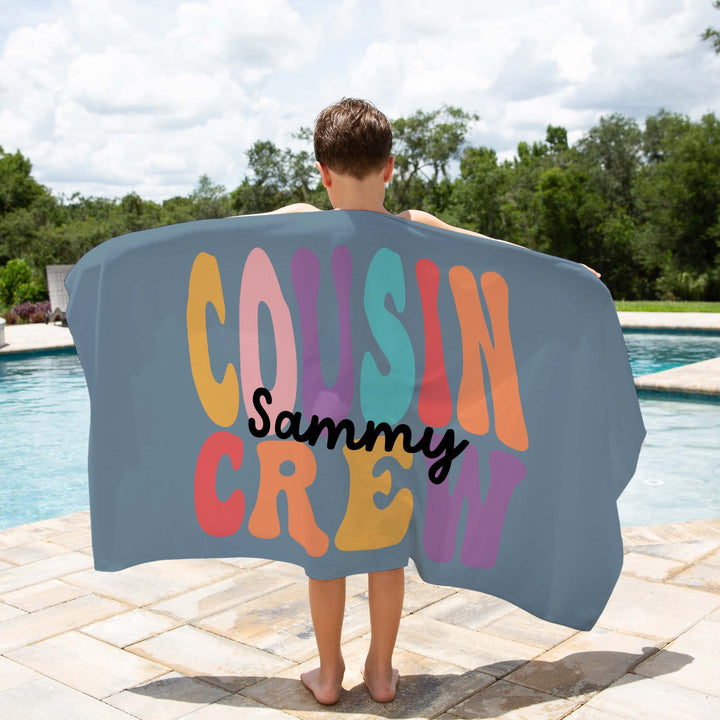 custom cousin crew towel