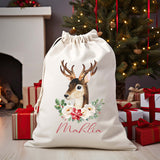 Santa Sacks flower reindeer