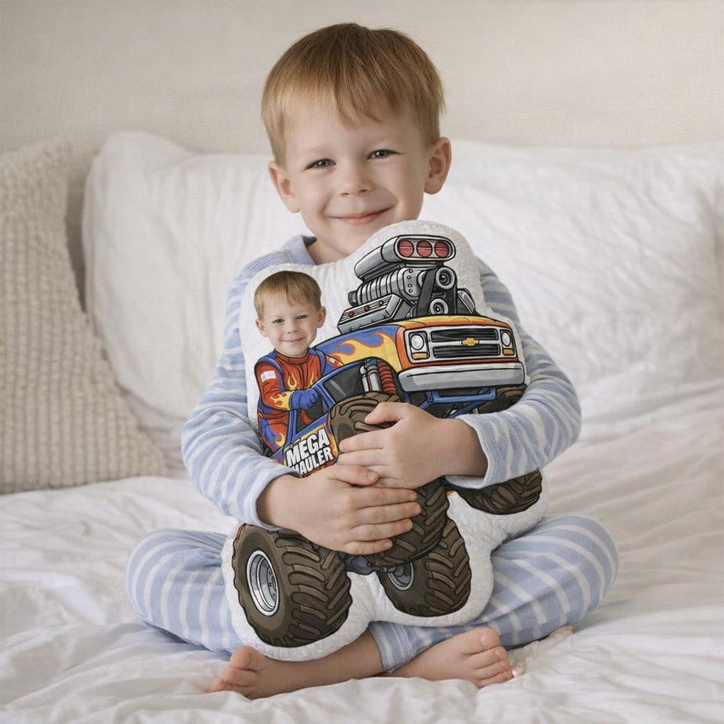 Personalised Photo Face Pillow – Custom Character Cushion