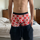 Custom Face Men's Underwear (Hearts)
