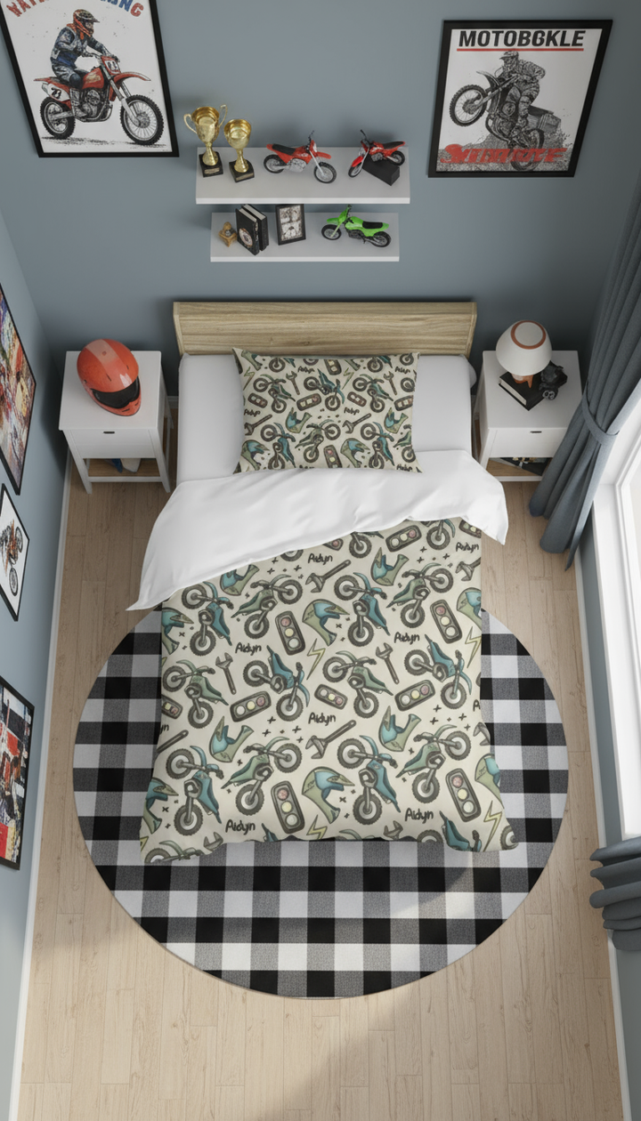 Personalised Kids Quilt Cover & Pillowcase Set