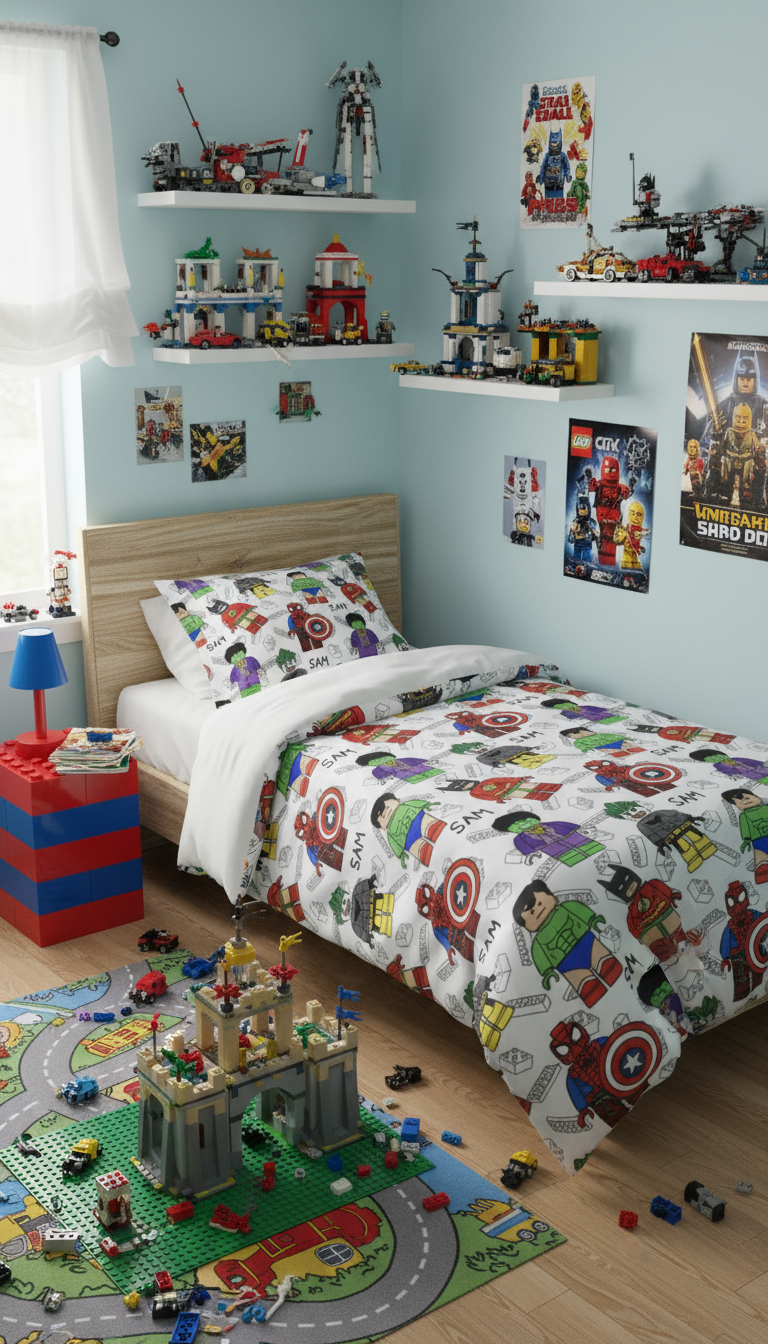 Personalised Kids Quilt Cover & Pillowcase Set