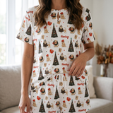 Personalised Christmas Women's Loungewear Set