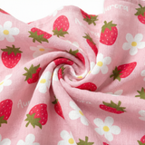 Personalised muslin swaddle wrap with custom baby name, soft breathable fabric, 120x120cm size, ideal for newborns and daily use