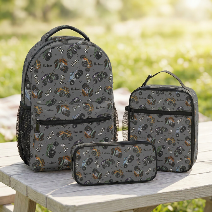 Personalised Backpack, Lunch Bag + Pencil Case Value Combo